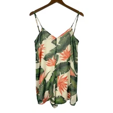 Show Me Your Mumu XS Rascal Paradise Found Tropical Hawaiian Spaghetti Romper
