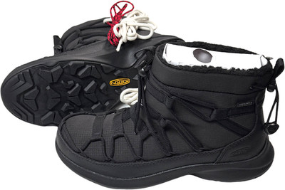 KEEN Uneek SNK Chukka II WP Boots / Shoes - NEW Womens 7 Black - #47657-DSK