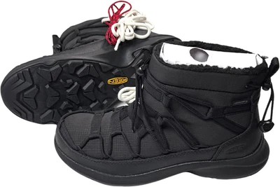KEEN Uneek SNK Chukka II WP Boots / Shoes - NEW Womens 7.5 Black - #47656-DSK - Image 1 of 4