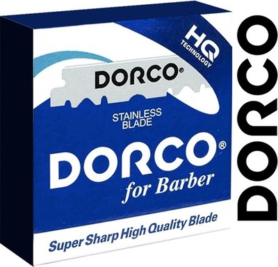 Dorco HQ Super Sharp Stainless Steel Single Edge Blades - 100 Blades