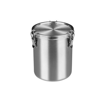 Stainless Steel Coffee Canister 100% Airtight Metal Food Storage Container