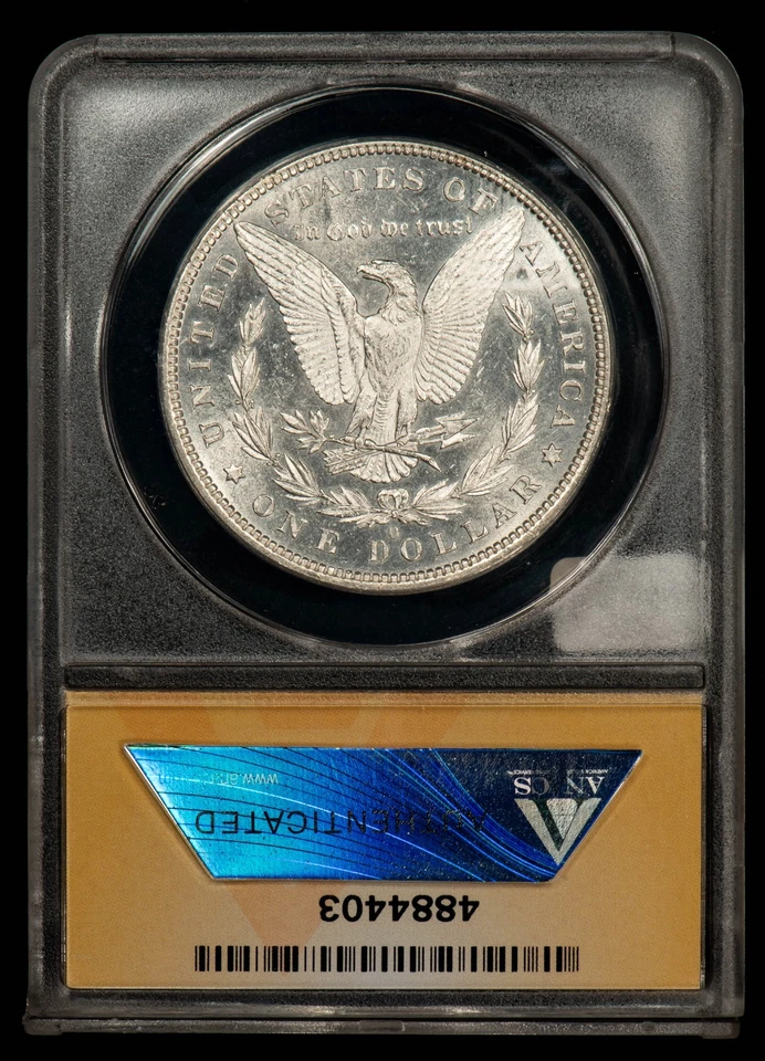 1879-O $1 Morgan Silver Dollar - Semi Proof-Like - ANACS MS 61 - SKU-B5099 - Image 2 of 4