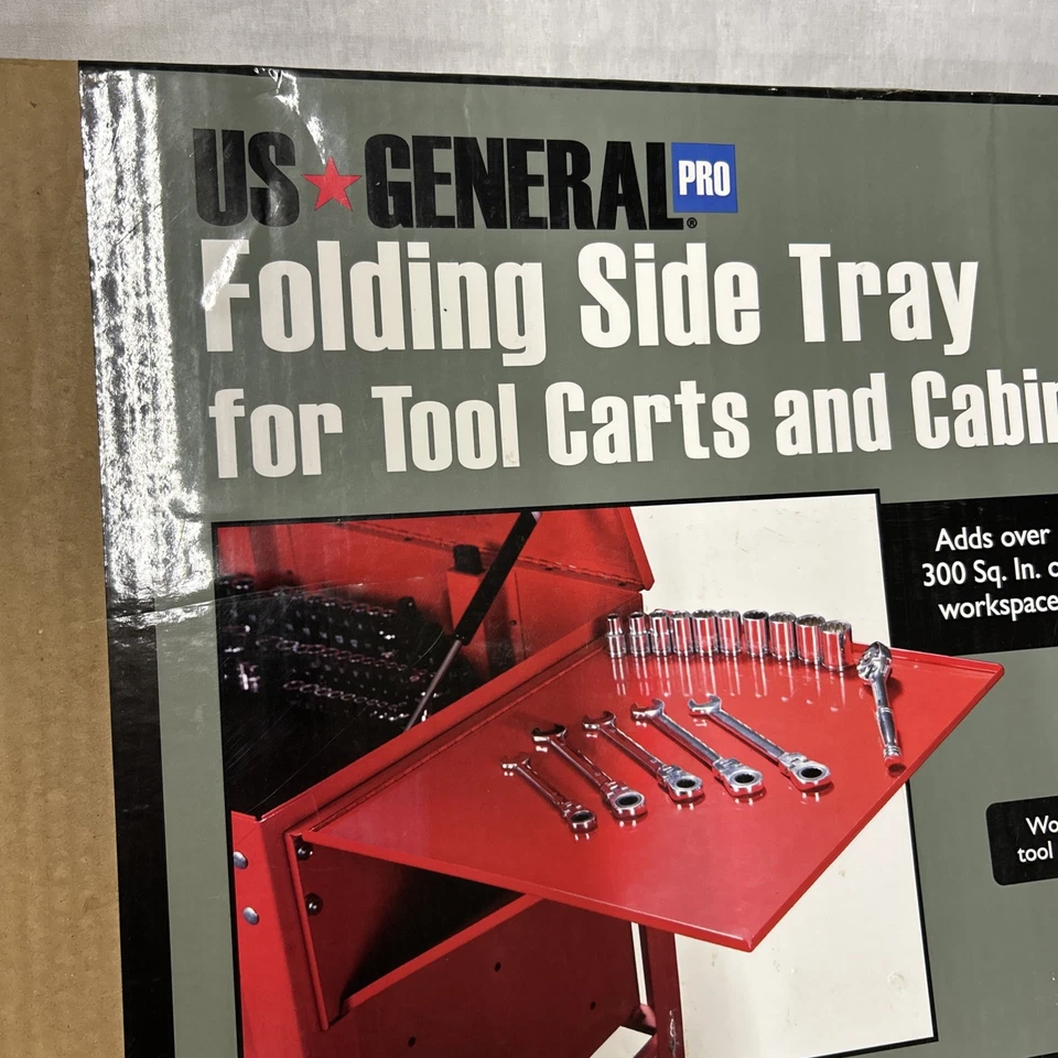 New US General Folding Side Tray For Tool Cart New Unopened Part! Ships Fast! - Image 3 of 4
