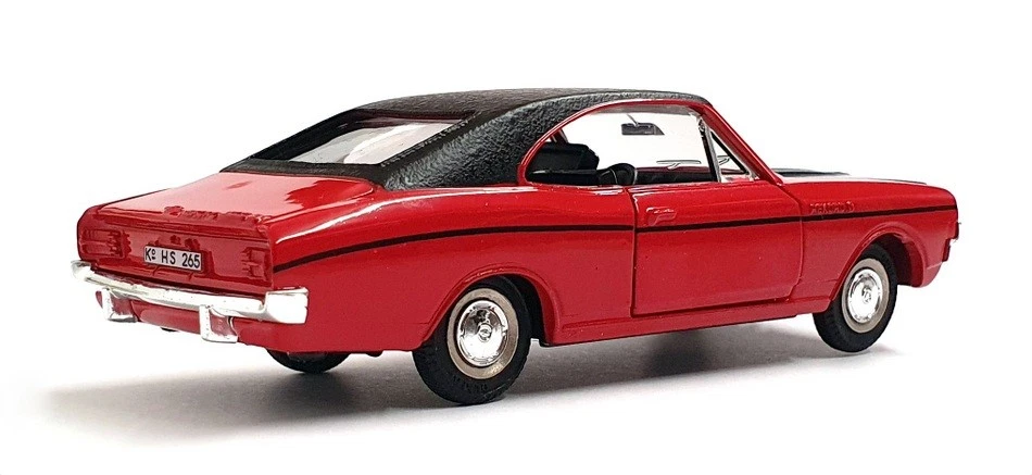 Atlas Dinky Toys Appx 10cm Long 1420 - Opel Commodore - Red/Black - Image 2 of 4