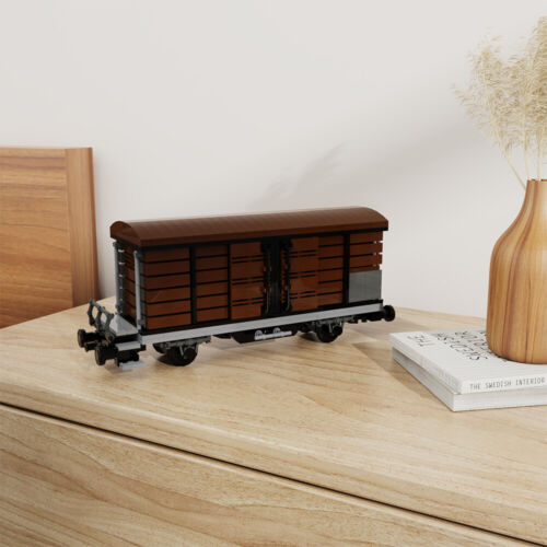 MOC: Boxcar / Goods Wagon Train Compartment Railway Carriage Model 839 Parts - Picture 6 of 9