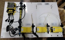 Cooling Tower Chemical Pumping Station LMI Milton Roy