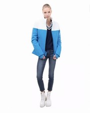 Rrp $2200 Fendi Roma Ski Jacket It46 Us8 Uk12 M-l Padded Colour Block Italy