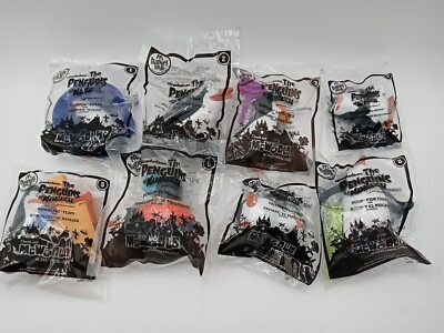 2010 Penguins of Madagascar McDonalds Toys Complete Set of 8 #uhb1