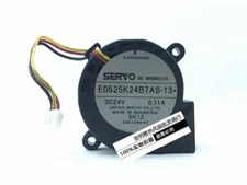 SERVO E0525K24B7AS-13 24V 0.11A 3-wire double ball bearing blower turbo fan