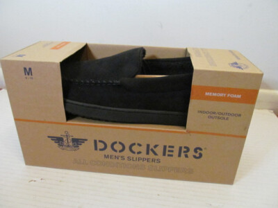 Dockers Men’s All Conditions Slippers Size XL (13) Black Color Memory Foam DOCKERS Men main image 3
