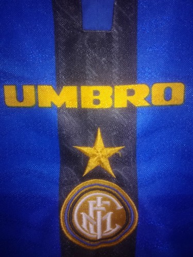 INTER MILAN 1996-1997 Djorkaeff 6 Pirelli camiseta shirt trikot maillot umbro - Picture 4 of 7