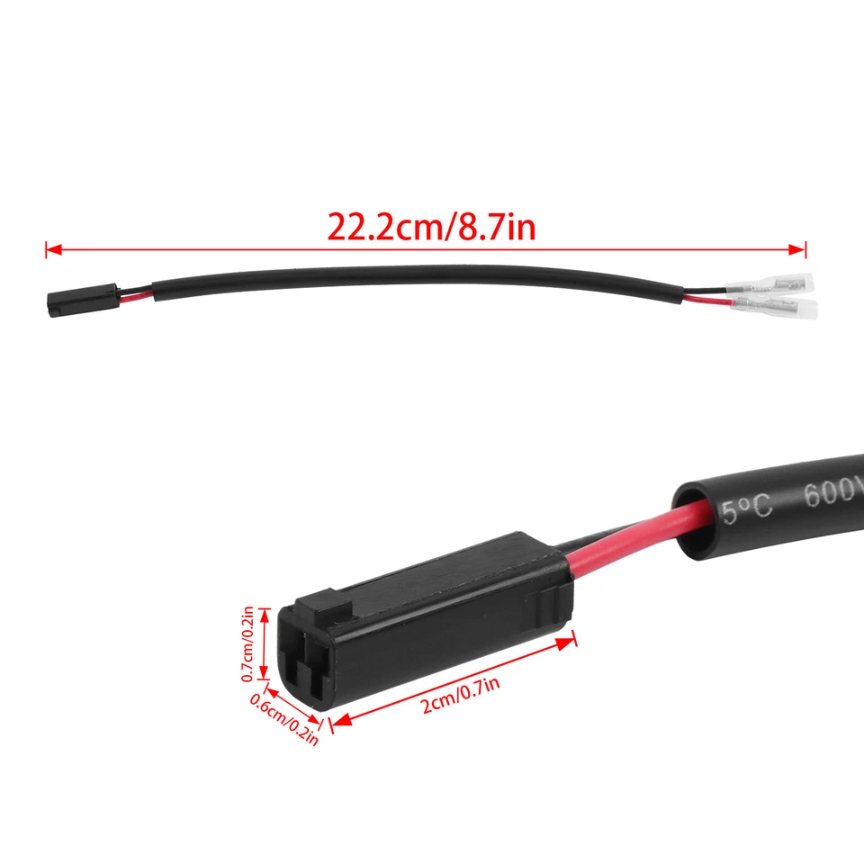 For Suzuki GSXR600 GSXR750 2006-20 GSX-R1000 Turn Signal Wire Adapters Connector - Изображение 2 из 4