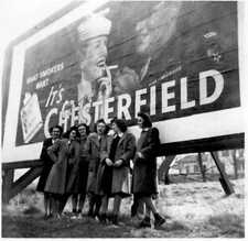 Chesterfield Cigarette Billboard 1943 Photograph Adrian MI
