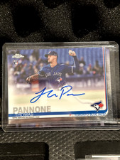 2019 Topps Chrome Thomas Pannone RC Rookie Auto Blue Jays Autograph #RA-TP