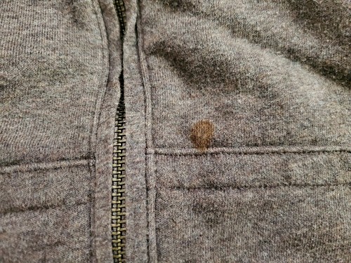 Vintage Nike Youth Sz L (12-14) Gray Brown Full Zip Sherpa Lined Vest Jacket Y2K - Picture 7 of 7