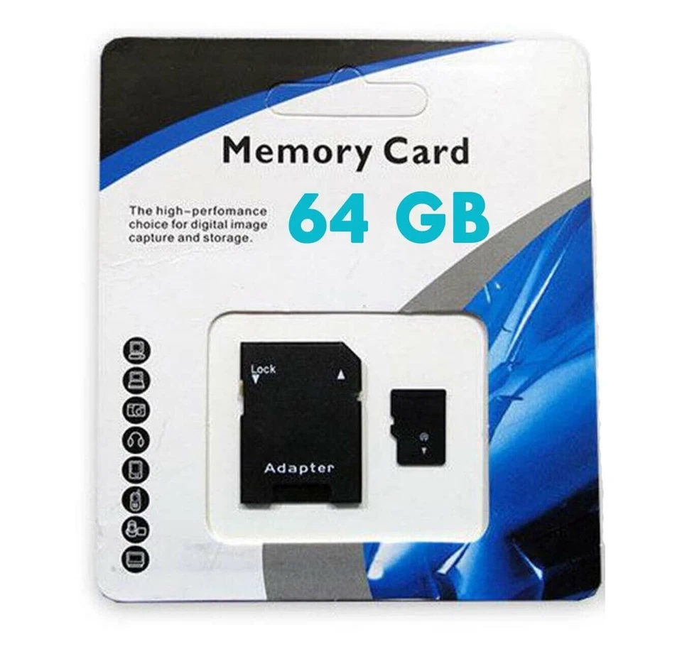 Micro SD Card 32GB 64GB 128GB 256GB 512GB 1TB Micro SD Memory Card TF Adapter - Image 2 of 4