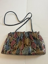 Vintage Snake Skin clutch purse