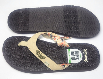 Sanuk Womens Yoga Paradise II Natural Paradise 10