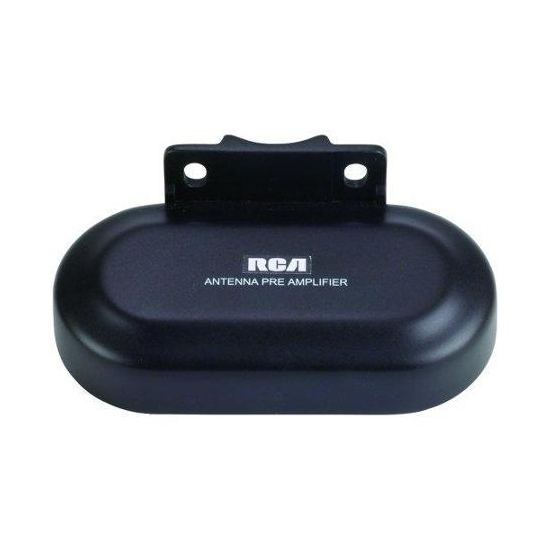 RCA TVPRAMP12E Digital Preamplifier for Outdoor Antenna FM VHF UHF 16dB 22dB