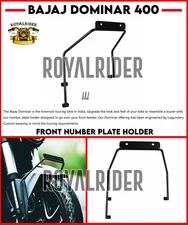 FRONT NUMBER PLATE HOLDER For BAJAJ DOMINAR 400