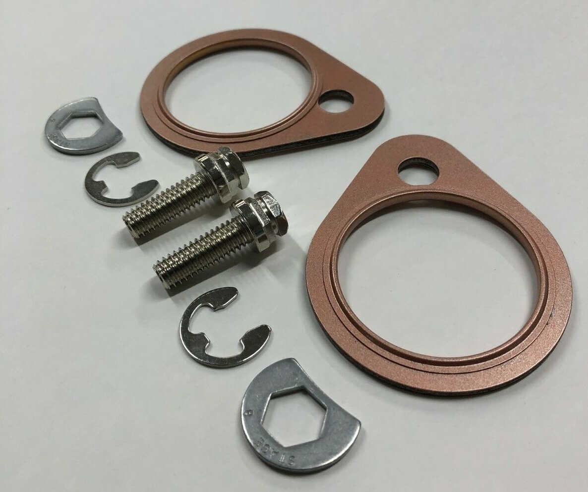 EXHAUST RETAINING KIT W/ GASKETS FOR HARLEY SHOVELHEAD