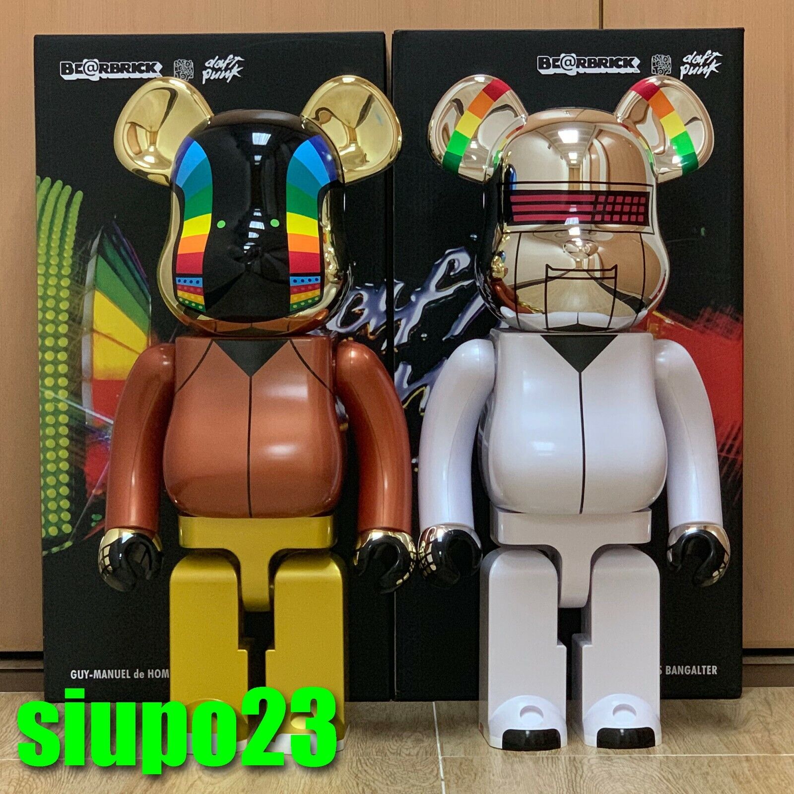 おしゃれ】 激レアBearbrick Daftpank 400% Discovery Ver その他