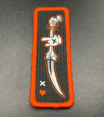 Castle x Grayscale Halloween 2022 Bone Scythe EDC Woven Pouch Patch