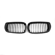Gl�nzendes Schwarz K�hlergrill 2PCS f�r BMW 3er E46 Gran Coupe  2003-2006 Neu