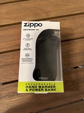 Black Zippo HeatBank 9s Rechargeable Hand Warmer Z4A18-C TESTED WORKING  