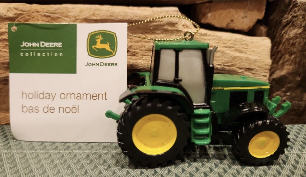 John Deere Tractor Christmas Tree Ornament Kurt S. Alder NICE hard To