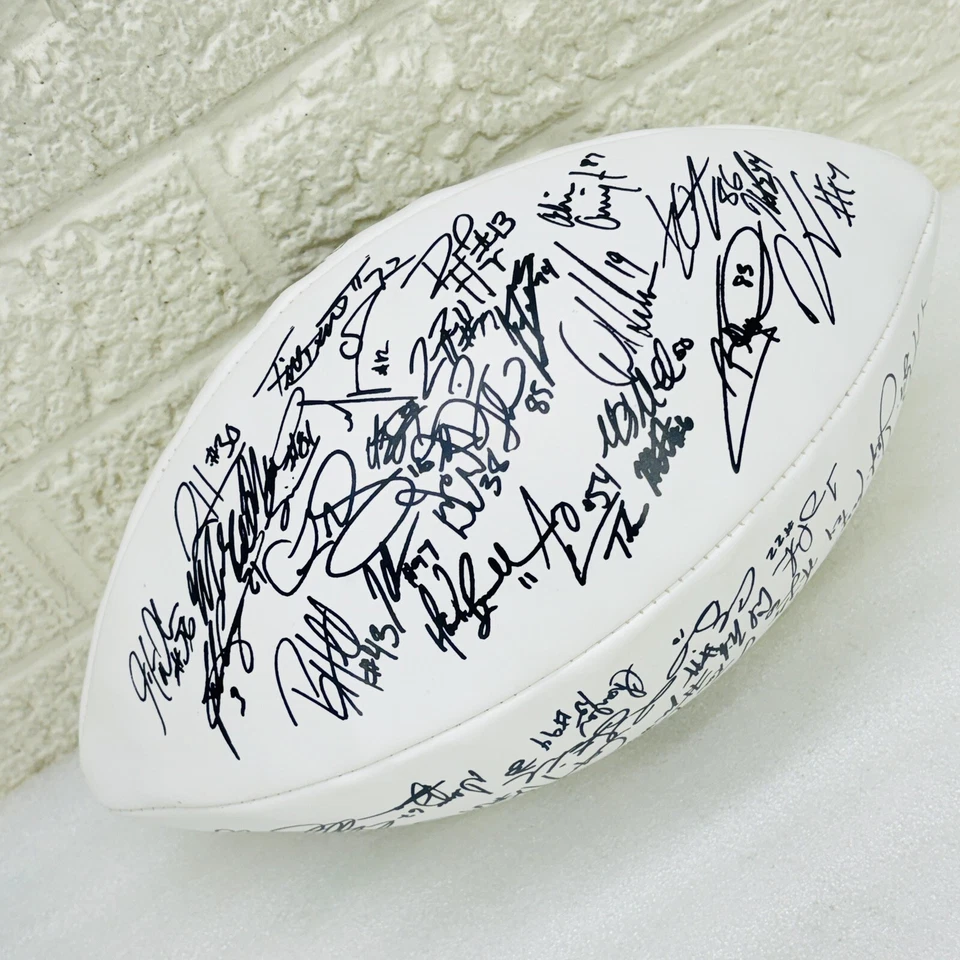 RARE‼ 2009 Baden New Orleans Saints Litho Signed Team Football Drew Brees - Image 4 of 4
