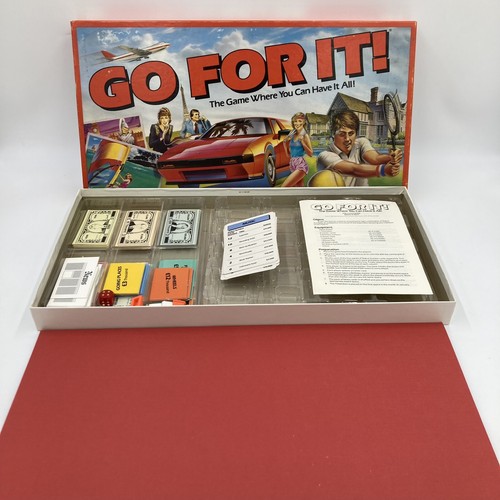 Vintage - Go For It Board Game - 100% complete & VGC - Parker 1985
