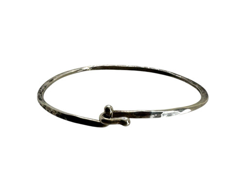 James Avery Sterling Silver Hammered Hook Bracelet