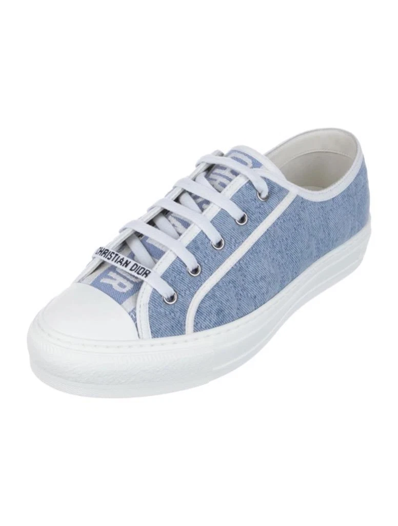 Baskets Christian Dior « WALK'N Dior » bleu denim délavé coton cannage pointure 37/7,5
