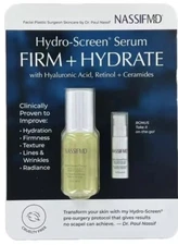 NassifMD Hydro-Screen Serum Firm + Hydrate, 2 Fluid Ounce + 0.17 Fluid Ounce