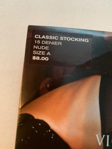 Victoria's Secret Very Sexy Classic Stocking Nude Size A NEW One Pair - Picture 3 of 3