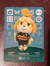 ISABELLE  ANIMAL CROSSING AMIIBO SERIES 3 CARD #215 TRACKED AU POST geniuine