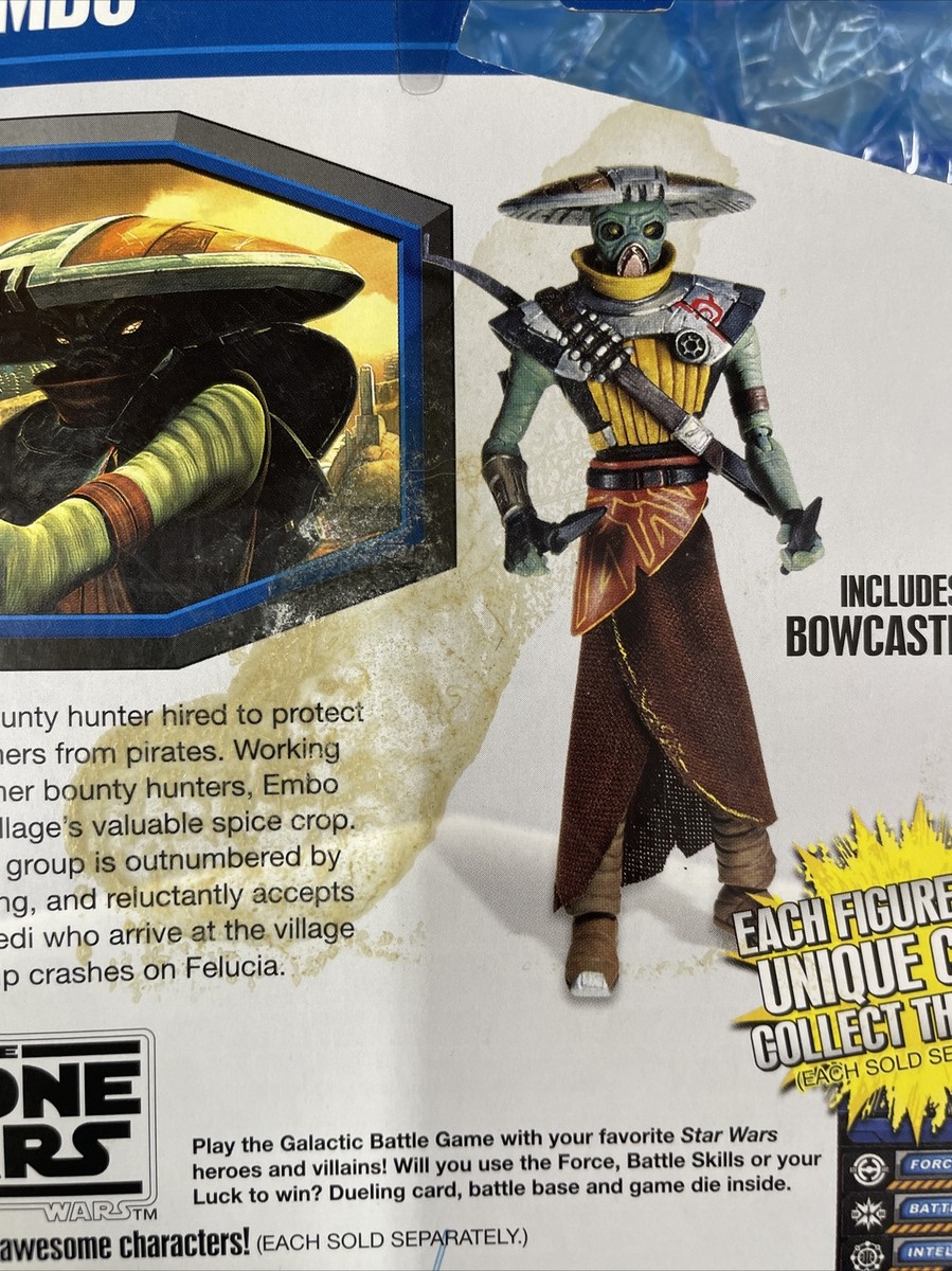 Star Wars Clone Wars CW33 Embo Bounty Hunter Action Figure