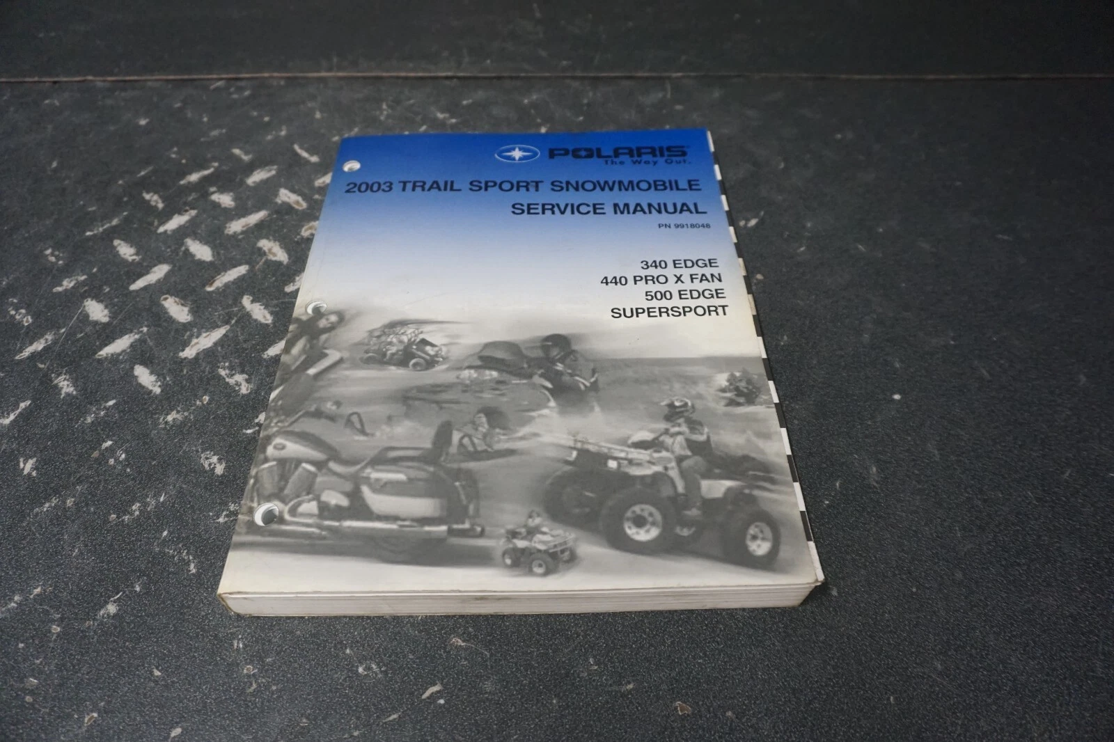 340 EDGE 440 PRO X FAN SUPERSPORT Polaris OEM 2003 TRAIL SPORT Service Manual