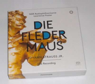 SACD BOX mit 2 SACD´s STRAUSS DIE FLEDERMAUS Live Recording  Lawrence Foster