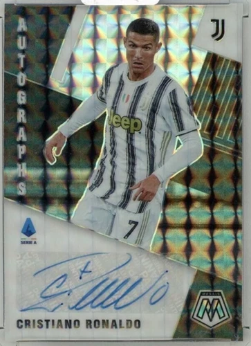 2020-21 PANINI Mosaic Serie A Cristiano Ronaldo Autographs Juventus