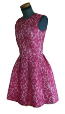 H&M Pink Lace Dress Size 14 UK exclusive