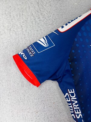 Nike Cycling Jersey Adult Large Blue Red United States Postal