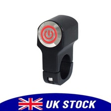 Universal 24mm Handlebar Switch Fog Light ON OFF Power Device W/Indicator Light