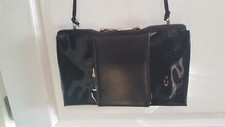 VINTAGE MARDANE USA Black Handbag Clutch Cross Body