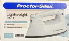 Proctor Silex Lightweight Steam Iron Model 17009 - Excellent - Tested  