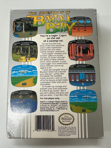 Adventures of Bayou Billy (Nintendo NES, 1989) - CIB - GETESTET & FUNKTIONIERT - Bild 3 von 14