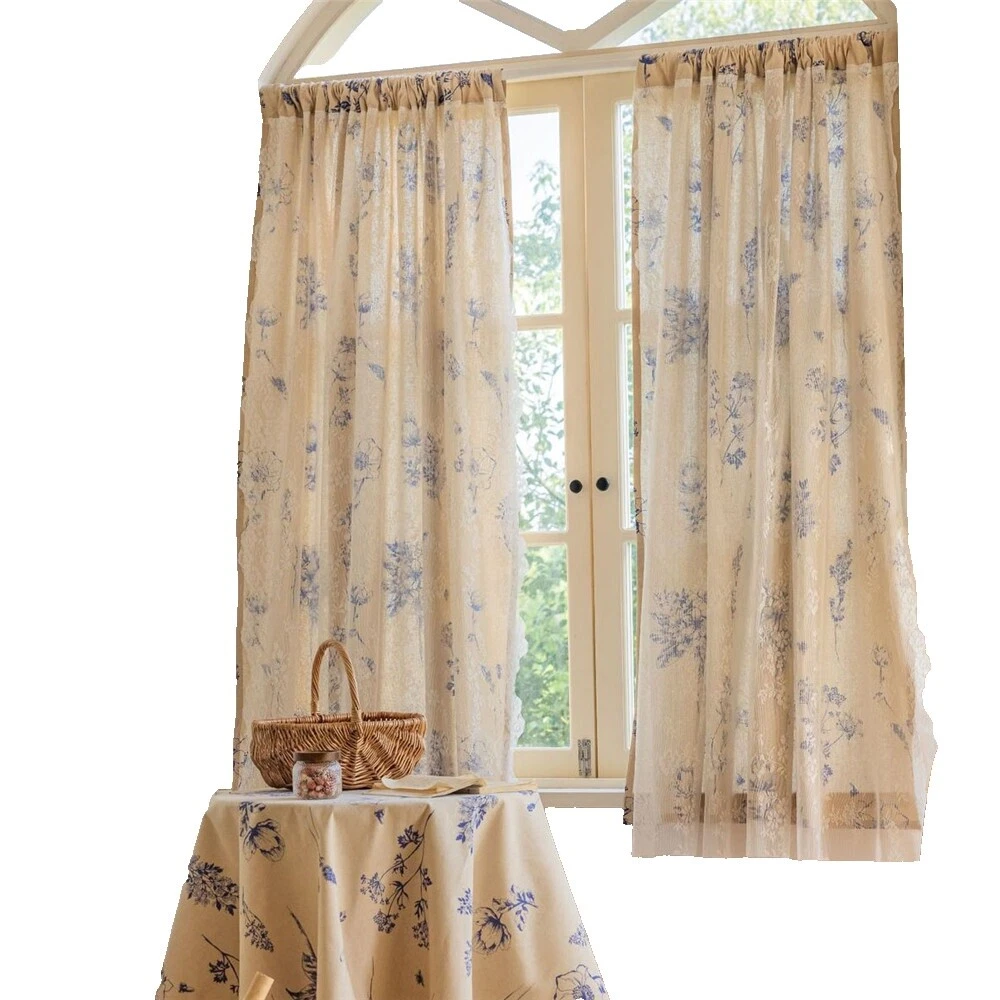 Ventana de Algodón de Impresión de la bandera Cortinas