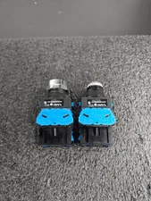 Lot of 2 IDEC AOLW29920D-S-24V Heavy Duty 22mm Panel Mount Pushbutton Switch