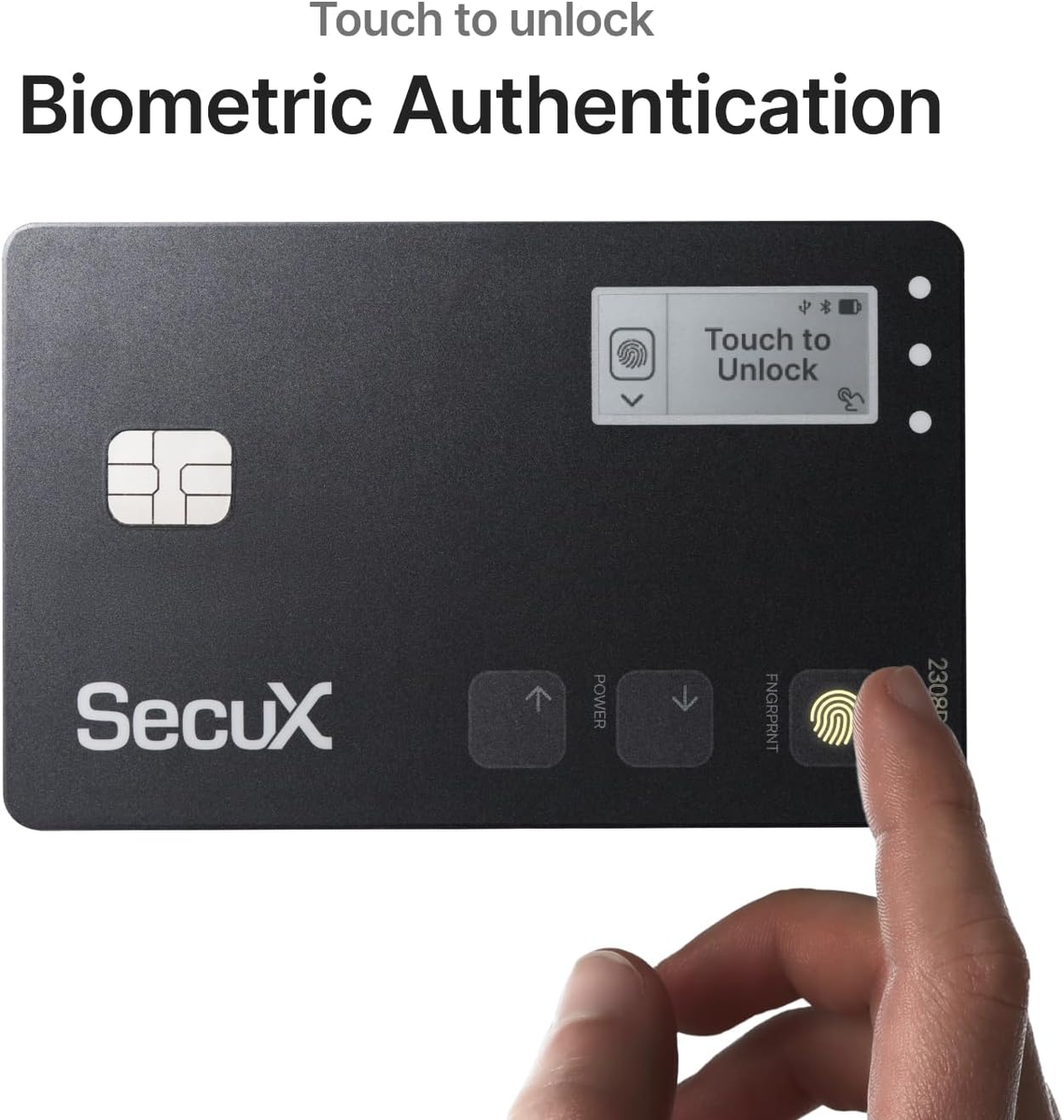 Secux Shield Bio Crypto Hardware Wallet - Secure Biometric Authentication,  Cold | eBay Australia